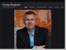 Tablet Screenshot of georgekinghorn.com